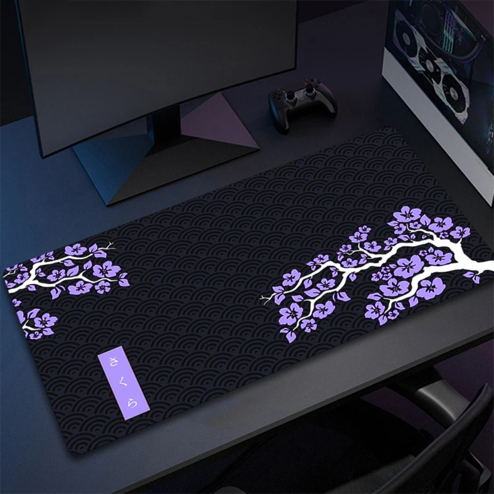 Tradescantia Purple - Mouse Pad Grande Roxo Sakura para