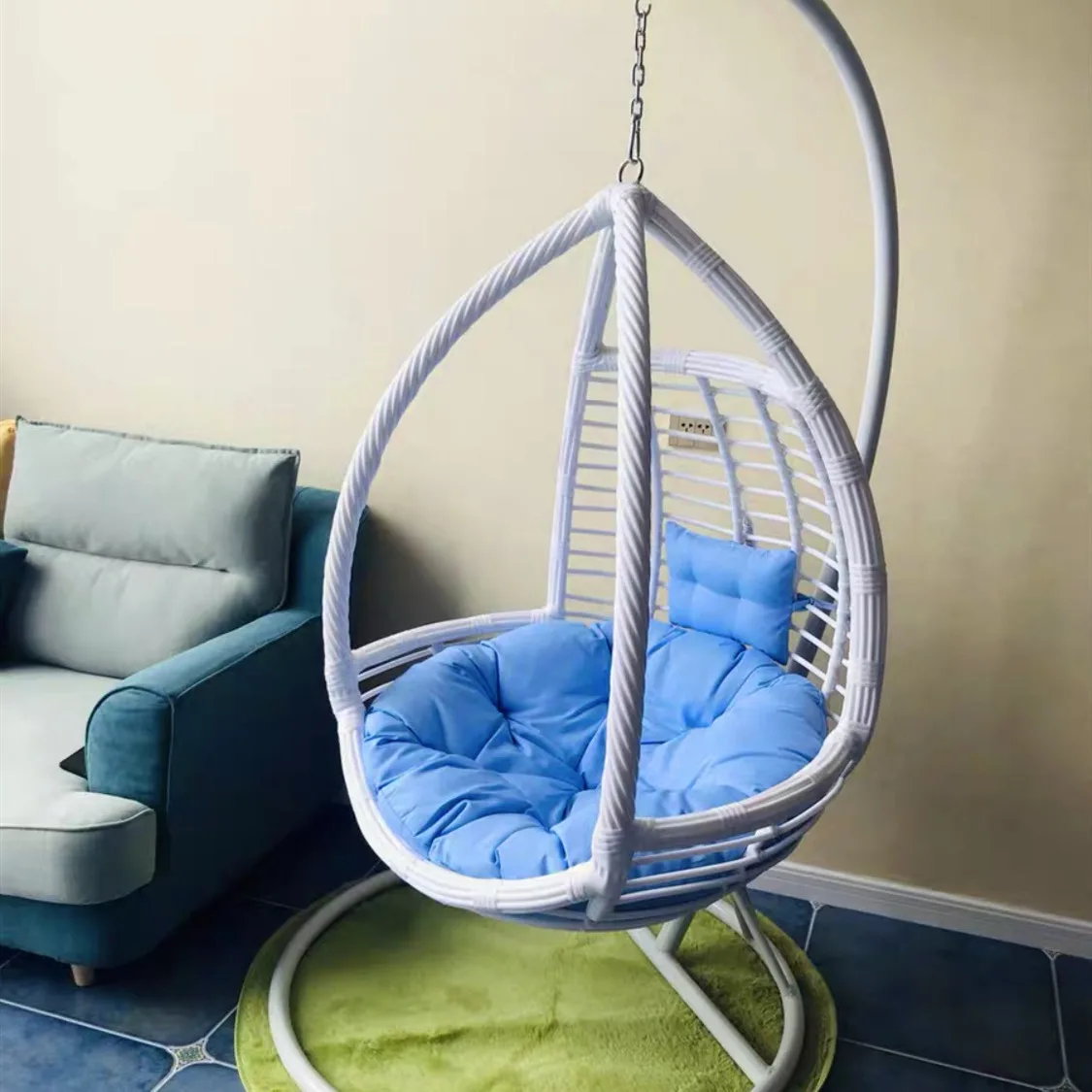 Spider Plant Hanging - Cadeira suspensa de vime, cadeira de