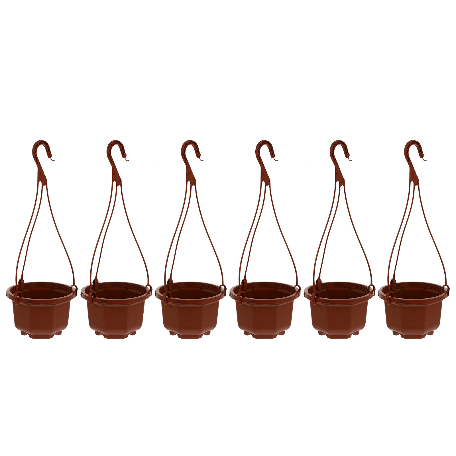 Spider Plant Hanging - 6 Conjuntos de Vasos de Plástico