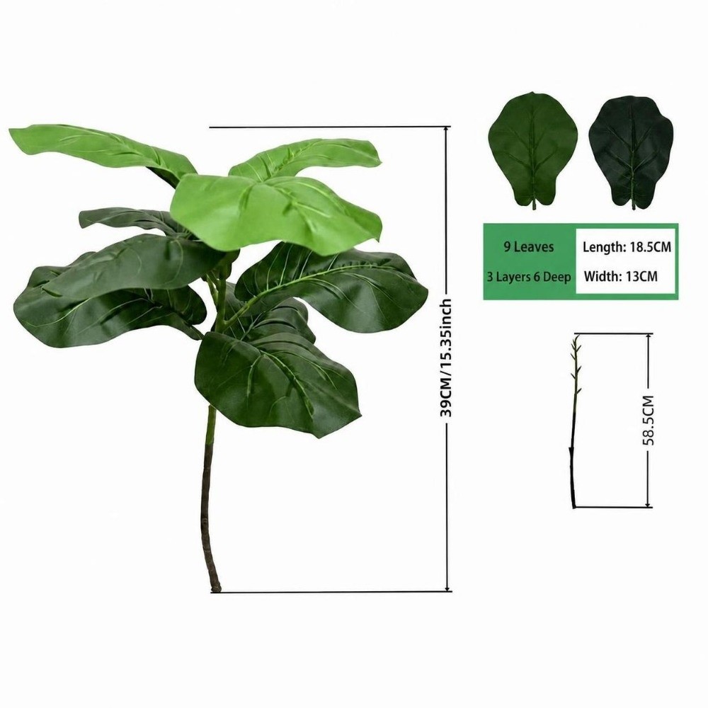 15/09/2023 Folhas Artificiais  - Ficus Lyrata Tree avaliação e preço