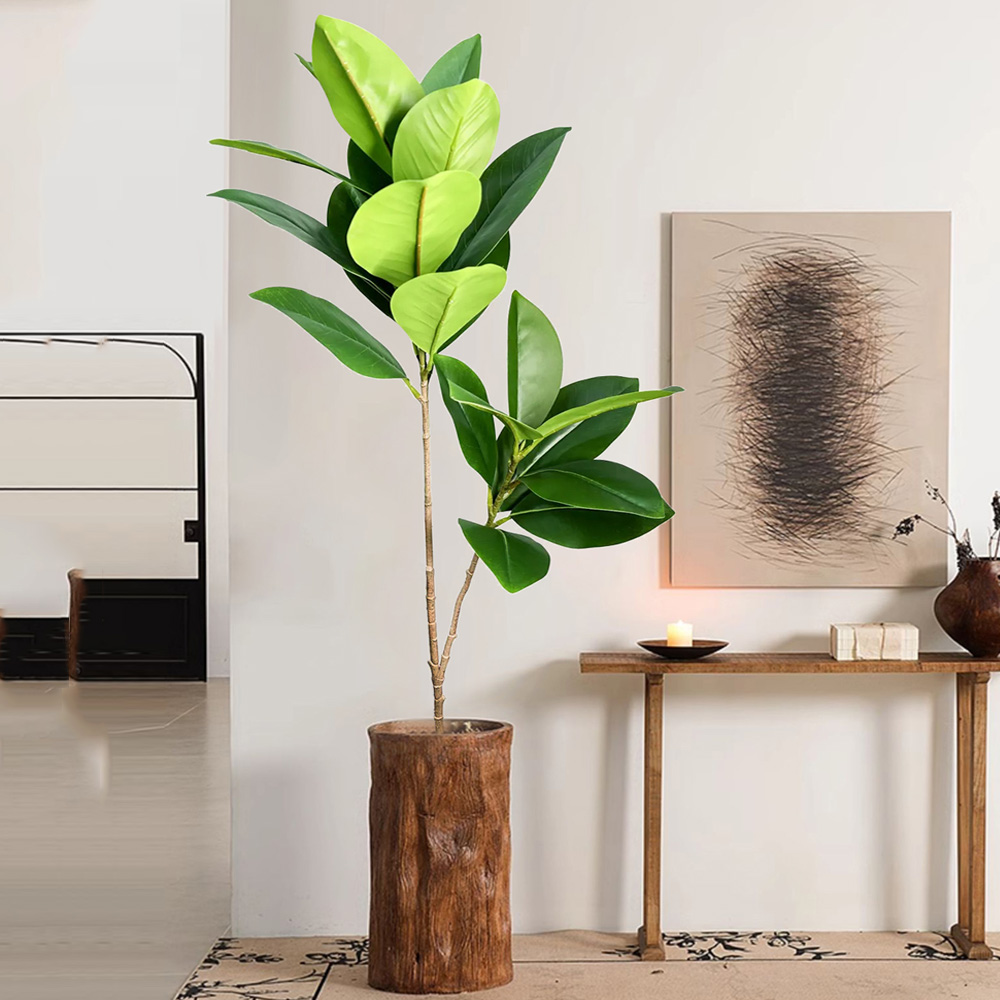 Ficus artificial grande de 74- - Ficus Lyrata Tree avaliação e preço