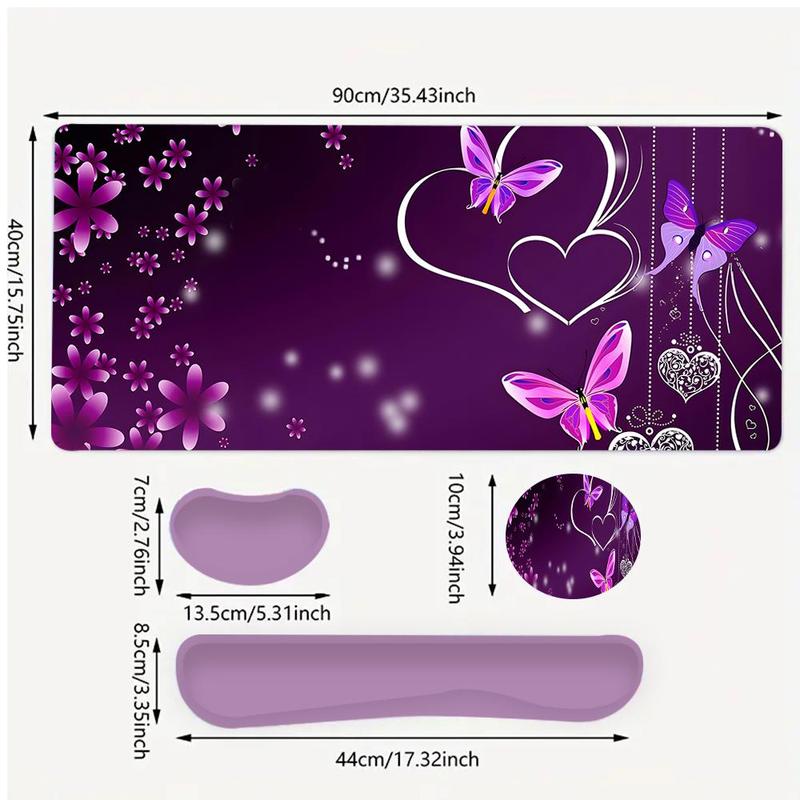 CIFBUY Conjunto de Mouse Pad 4 - Tradescantia Purple avaliação e preço