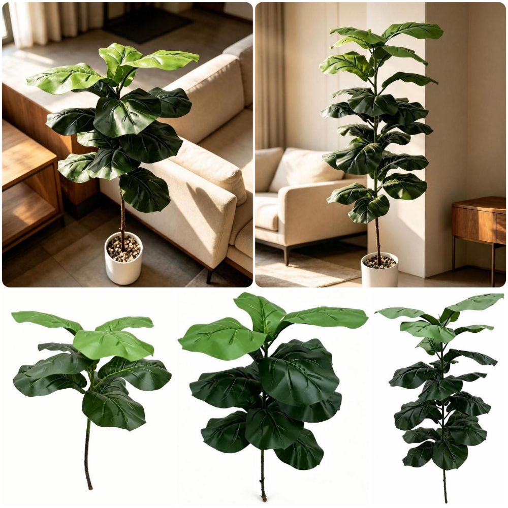 15/09/2023 Folhas Artificiais  - Ficus Lyrata Tree avaliação e preço