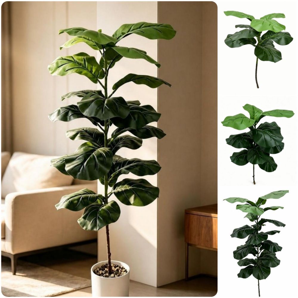 15/09/2023 Folhas Artificiais  - Ficus Lyrata Tree avaliação e preço